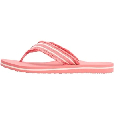 Afbeelding van Tommy Hilfiger Teensandalen, Dames, Maat: 41, Washed cherry Textiel