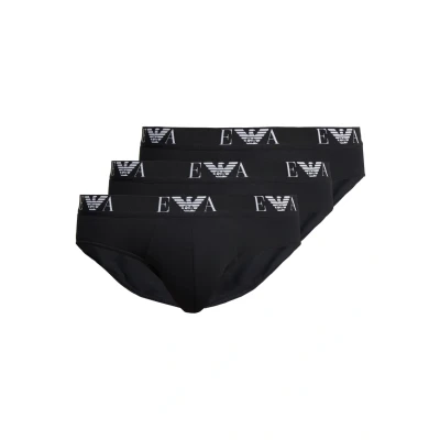 Afbeelding van Emporio Armani Stretch 3PACK Slip, Heren, Maat: Medium, Black