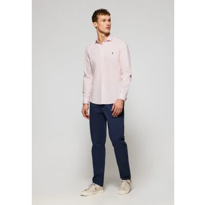 Afbeelding van Polo Club Overhemd, Heren, Maat: 3XL, Pink