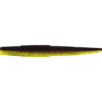 Afbeelding van Westin Ned Worm 9cm Black &amp; Chartreuse Softbait