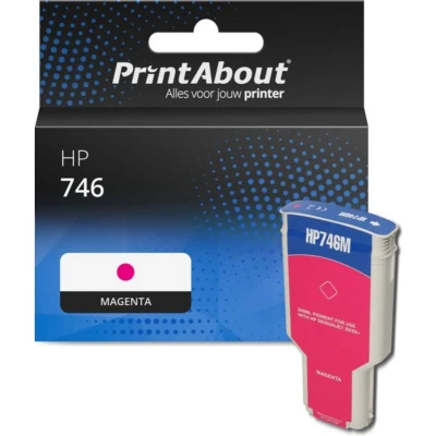 Afbeelding van Huismerk HP 746 (P2V78A) Inktcartridge Magenta