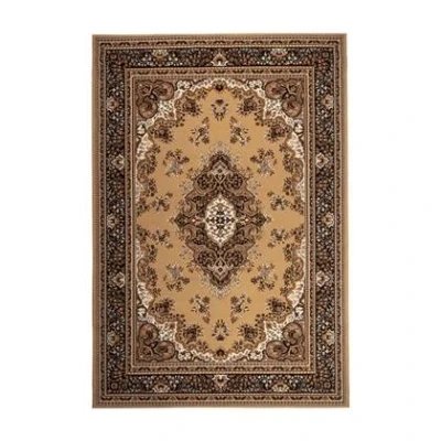Afbeelding van Vintage Vloerkleed Bruin Perzisch Retro Nain Interieur05 Polypropyleen 160 x 225 cm (M)