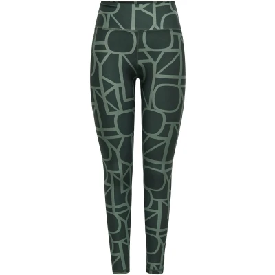 Afbeelding van ONLY Play ONPFONT2 LOGO Legging Scarab/duck green, Dames, Maat: Small, green