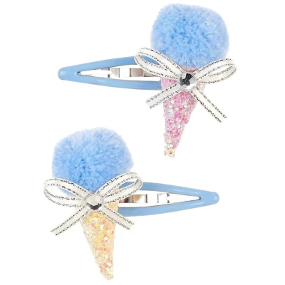 Afbeelding van Souza for kids haarspeldjes damanja blauw 2st