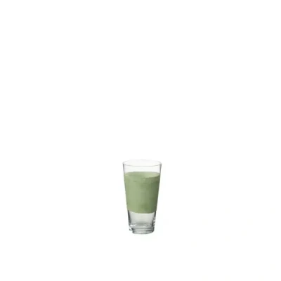 Afbeelding van J Line vaas Delph glas transparantgroen extra small