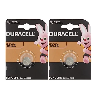 Afbeelding van 2 x Duracell 1632 (2 lampen van 1 batterij), batterijen (CR1632)