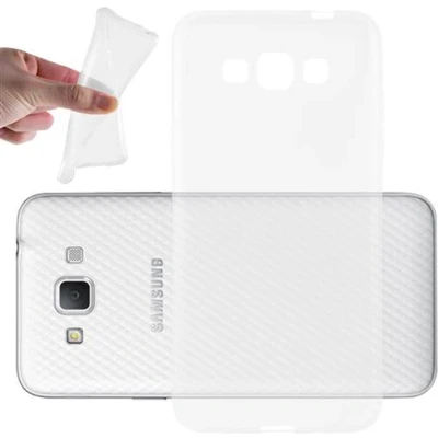Afbeelding van Cadorabo Hoesje geschikt voor Samsung Galaxy GRAND 3 in VOLLEDIG TRANSPARANT Beschermhoes gemaakt van flexibel TPU Silicone Case Cover