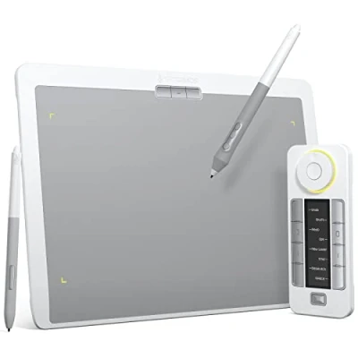 Afbeelding van Xencelabs Pen Tablet Medium Bundle SE EN/FR/ES White