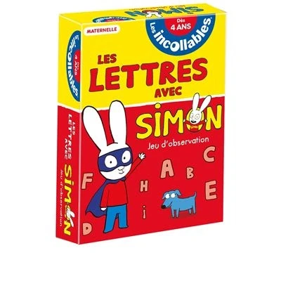 Image de Les incollables lettres avec Simon Jeu d&#039;observation
