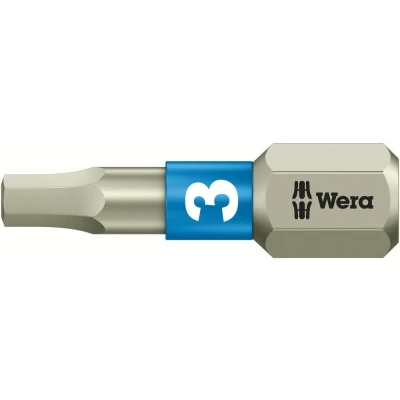 Afbeelding van Wera 1/4&quot; rvs inbus zeskant bit 3.0x25mm