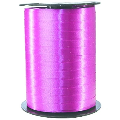 Afbeelding van Clairefontaine 601703C een spoel glad bolduc lint 500 m x 0,7 cm cyclamen roze decoratief cadeau lint, doe het zelf, geschenkverpakking