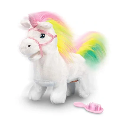 Afbeelding van Tobar 35406 Anime eenhoorn met regenboogmanen om te wandelen, collectie Animigos