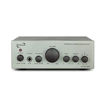 Afbeelding van Dynavox CS PA1 MK2 kleine versterker 60 watt in het zilver