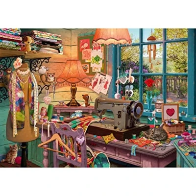 Image de Puzzle Schmidt Steve Read : Dans la salle de couture, 1000 pièces