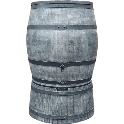 Afbeelding van Regentonset Roto 240 liter + voet Grijs