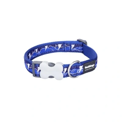 Afbeelding van Hondenhalsband Red Dingo Lightning 20 32 cm Marineblauw