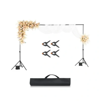 Image de VEVOR Support Toile de Fond Polyvalent 198 x 300 cm pour Soirée Studio Photo
