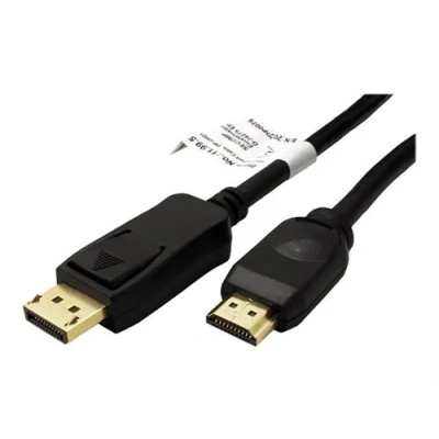 Image de VALUE Câble adaptateur DisplayPort mâle pour HDMI 1 m blindé noir