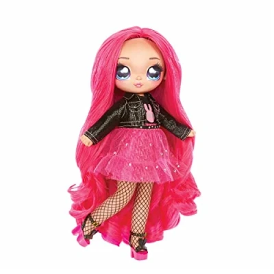 Afbeelding van Na! Surprise Ultieme Nieuwe modepop inbegrepen met borstelbaar haar, kledingontwerper &amp; AcHardlinesssories Black Bunny