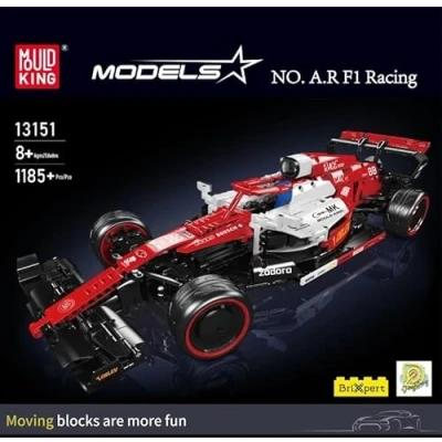 Afbeelding van Mould King 13151 Formula 1 (RC) Alpha Romeo Bestuurbaar Technic 1158 onderdelen Bouwset Lego compatibel