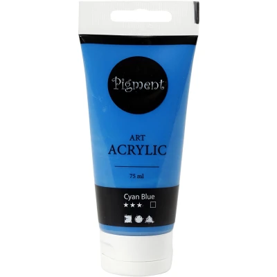 Afbeelding van Pigment Art Acrylverf Cyaan Blauw 75 ml