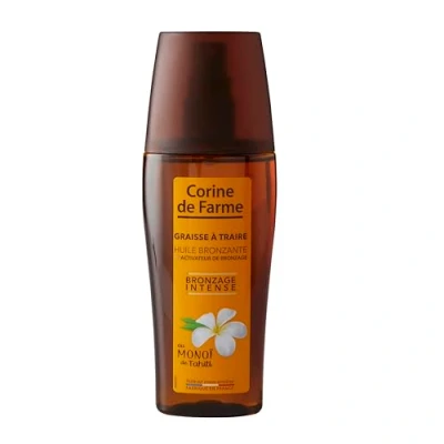 Afbeelding van Corine de Farme Bronzing Olie met bruiningsactivatoren Monoï Tahiti Zonder zelfbruiner Ontworpen voor matte of reeds gebruinde huid 150 ml