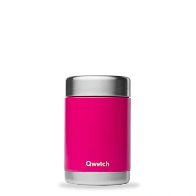 Afbeelding van QWETCH Geïsoleerde Lunchbox Roze 340 ml Roestvrijstalen 5 uur warm en 7 koud BPA vrij, waterdicht herbruikbaar voor kantoor, picknick, wandelen