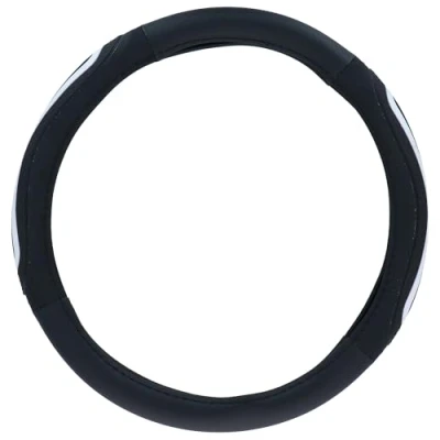 Afbeelding van Stuurhoes Auto ⌀37 39CM Zwart/Wit