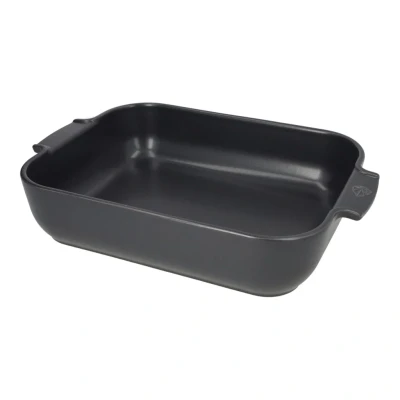 Afbeelding van Peugeot 60022 Appolia Rechthoekige Keramische Ovenschaal 40 Cm Grijs