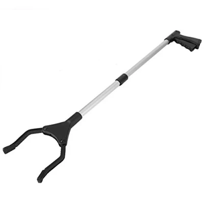 Afbeelding van Grijptang voor ouderen, 80 cm, opvouwbaar, lang en praktisch, mobiliteitshulp het opvangen van afval, kattenbakvulling, armverlenging, reinigingsbenodigdheden (zwart)