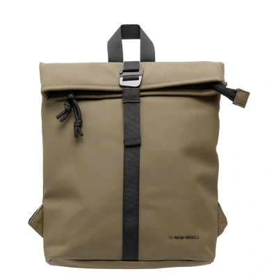 Afbeelding van New Rebels Mart Los Angeles Olijf Groen 7L Rolltop Rugzak Waterafstotend
