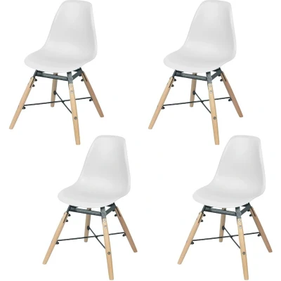 Afbeelding van Kinderstoel Scandinavisch design Wit
