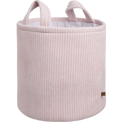 Afbeelding van Baby&#039;s Only Opbergmand kinderkamer &amp; babykamer Speelgoedmand Wasmand Sense Oud roze Ø38 cm