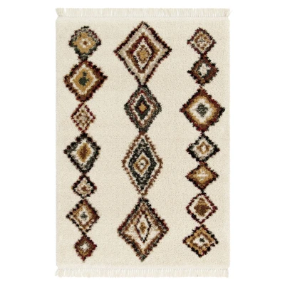 Afbeelding van Berber Vloerkleed Atlas Nomad Ivoor/bruin 200x290 Cm