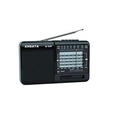 Afbeelding van XHDATA D 328 Portable Radio MP3 Player Support TF Card FM AM SW Full Band Radio(Black)