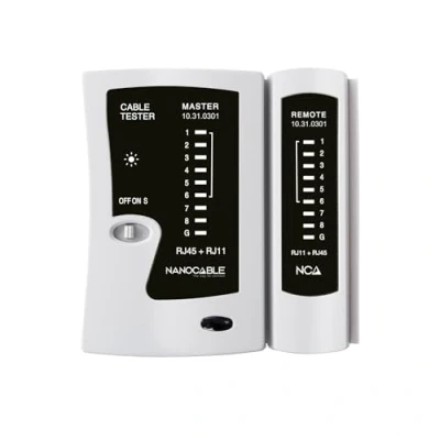 Afbeelding van Nano Cable 10.31.0301 Automatische tester voor RJ11/RJ12/RJ45 kabel