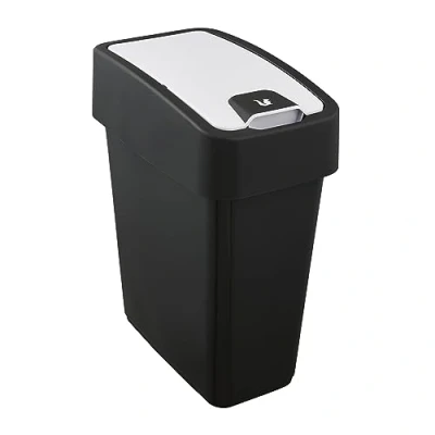Afbeelding van Keeeper Afvalemmer met Plooideksel Premium Zachte touch 10 L groen