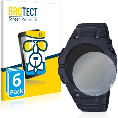 Afbeelding van BROTECT Screenprotector voor Casio G Shock GA B001 Folie Beschermfolie Beschermglas transparant (6 Stuks)
