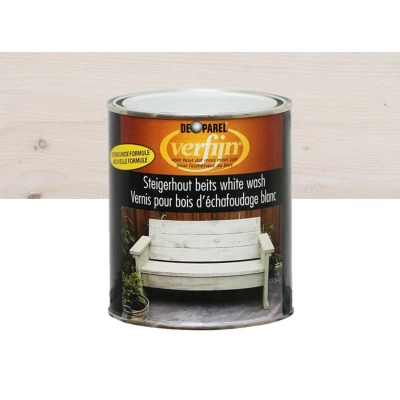 Afbeelding van Wovar Steigerhout Beits White Wash 0,75 Liter