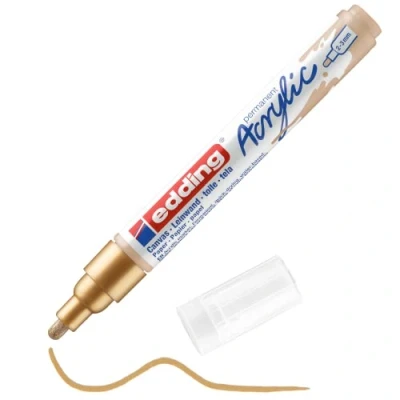 Afbeelding van Acrylmarker edding e 5100 medium rijkgoud