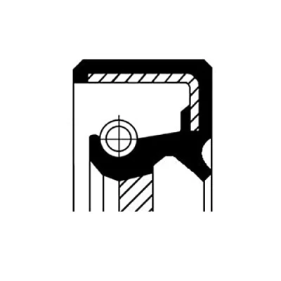 Afbeelding van CORTECO 19034243B O ring ACM (Polyacryl Rubber)