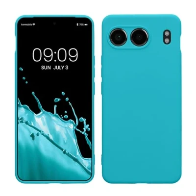 Afbeelding van kwmobile telefoonhoesje geschikt voor OnePlus Nord 4 5G Hoesje smartphone Precisie camera uitsnede In ijsblauw