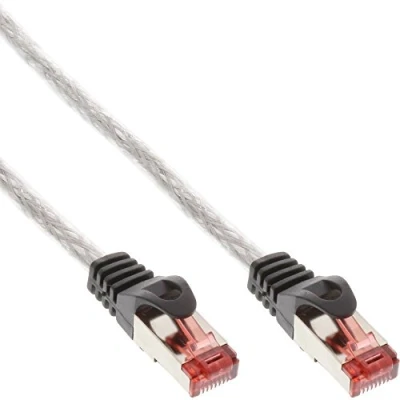 Image de InLine cordon de raccordement 1 m transparent