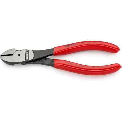 Image de KNIPEX 74 01 160 cutters latéraux électriques plastifiés noirs atramentisés mm