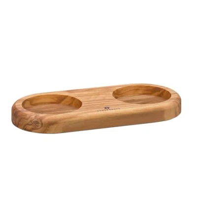 Afbeelding van Zassenhaus 0000036022 schotel molen olijfhout bruin 1,6 x 8,2 17,2 cm