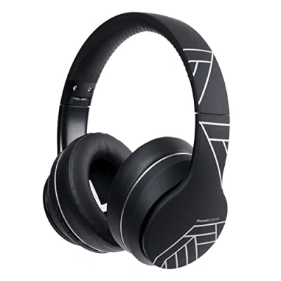 Afbeelding van PowerLocus P6 Draadloze Over Ear Koptelefoon Inklapbaar Bluetooth Hoofdtelefoon Met microfoon Zwart/Zilver