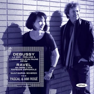 Afbeelding van Pascal Rogé &amp; Ami Debussy, Ravel, Saint Saëns: Music for Piano Duet (CD)