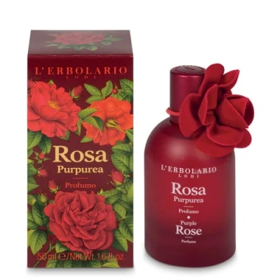 Afbeelding van L&#039;Erbolario Purpurea roze damesgeur, vrouwelijke en moderne geur, eau de parfum, maat 50 ml