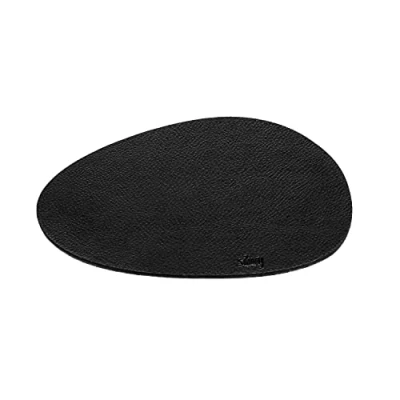 Afbeelding van silwy metal nano gel tafelset van leer voor magnetische producten geen gladde glazen meer (Small // 25 x 17,5 cm zwart)
