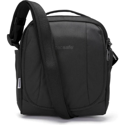 Afbeelding van PacSafe Metrosafe LS200 Anti Diefstal Schoudertas Black Zwart Schoudertassen